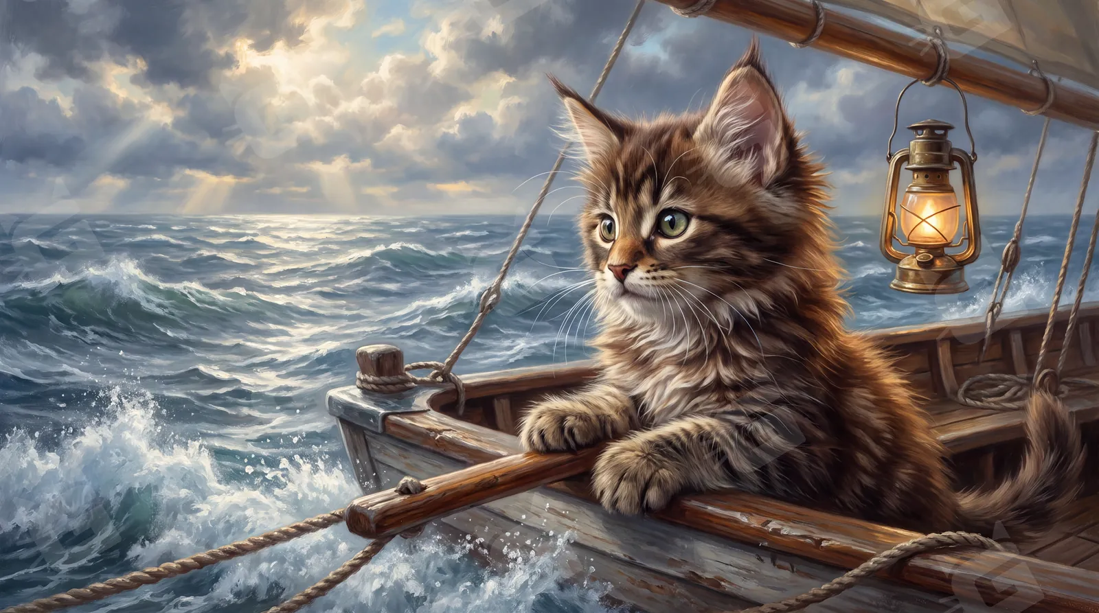 Shaggy Seadog Setting Sail