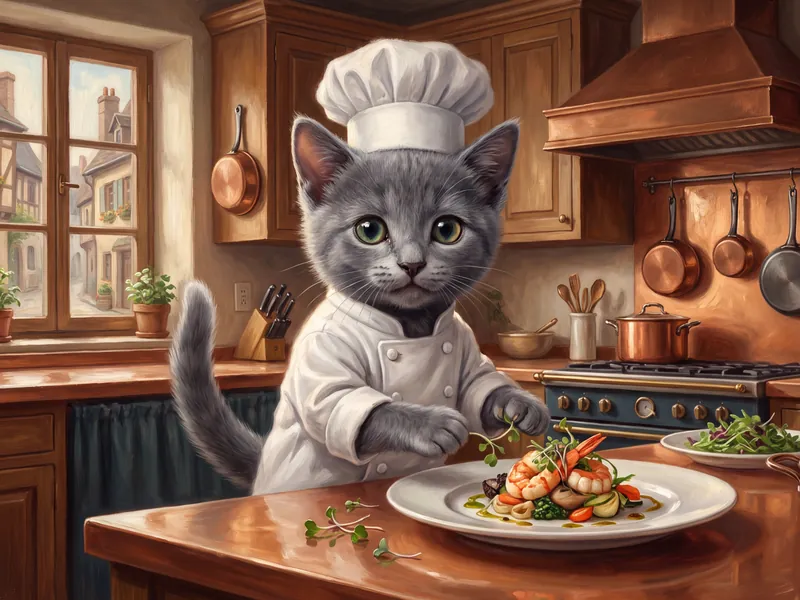 Chef Blue's Purrfect Plate