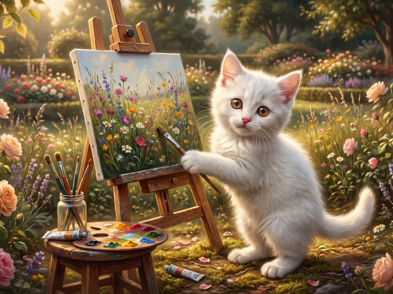 Van Gogh's Little Apprentice - Angora Edition