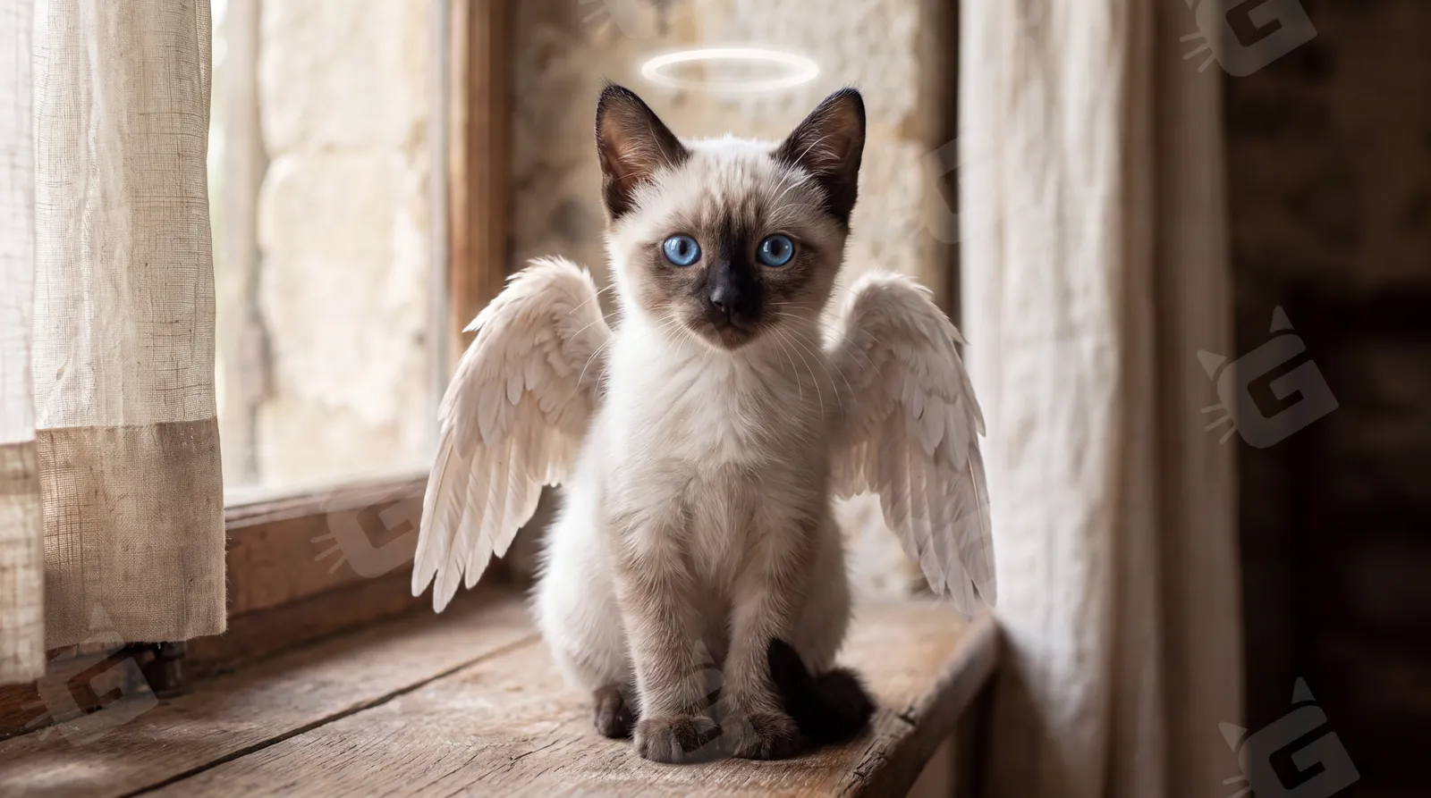 Blue-Eyed Angel's Grace