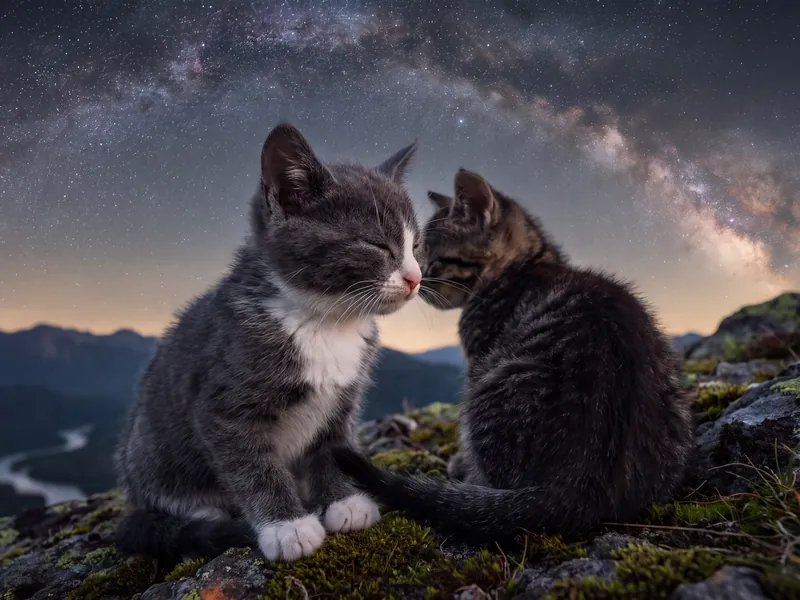 Grey Tabby Twins, Mountain Vigil