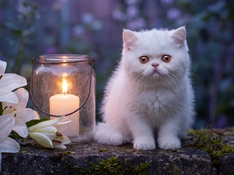 Snow-White Candlelit Farewell