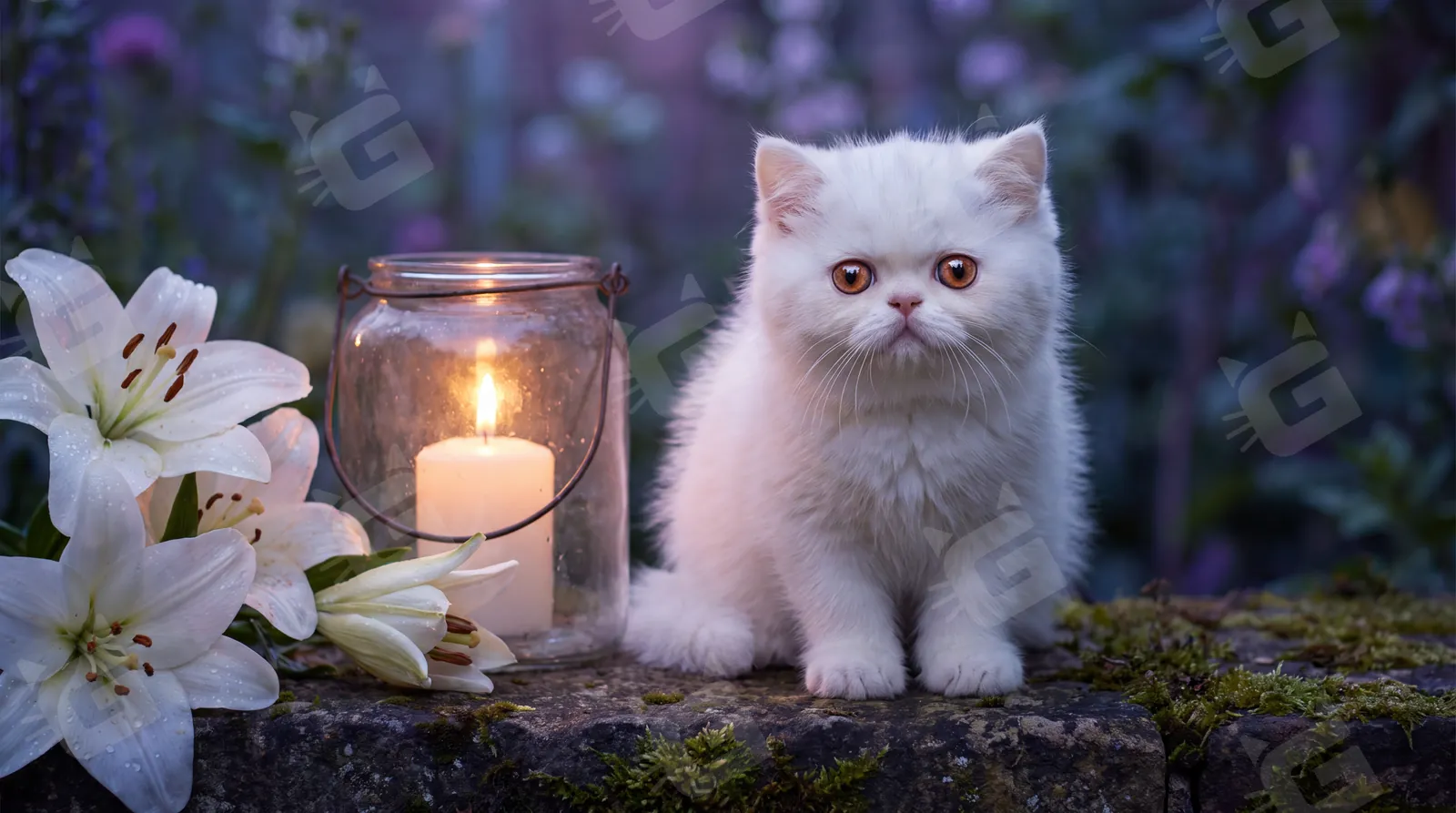 Snow-White Candlelit Farewell
