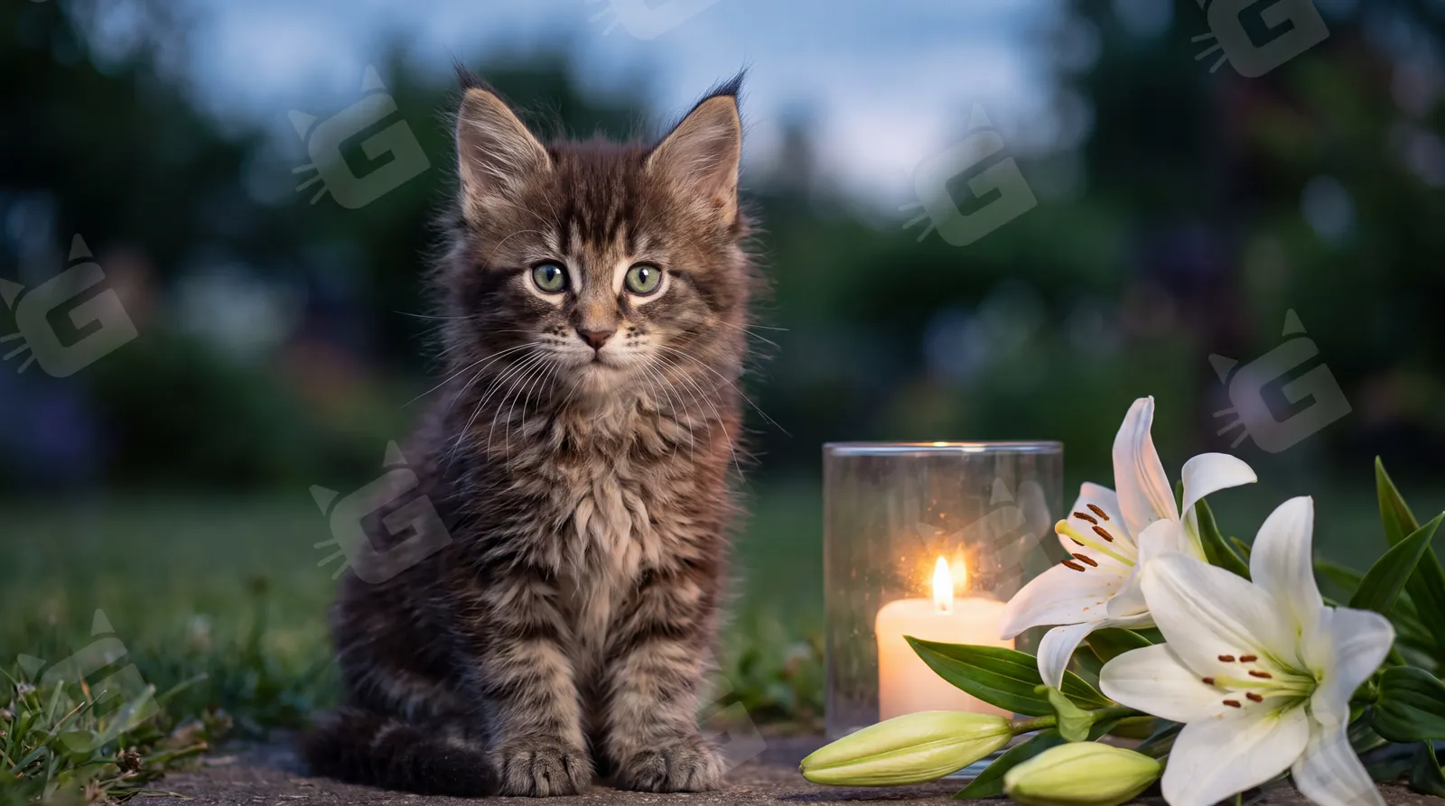 Maine Coon Twilight Remembrance