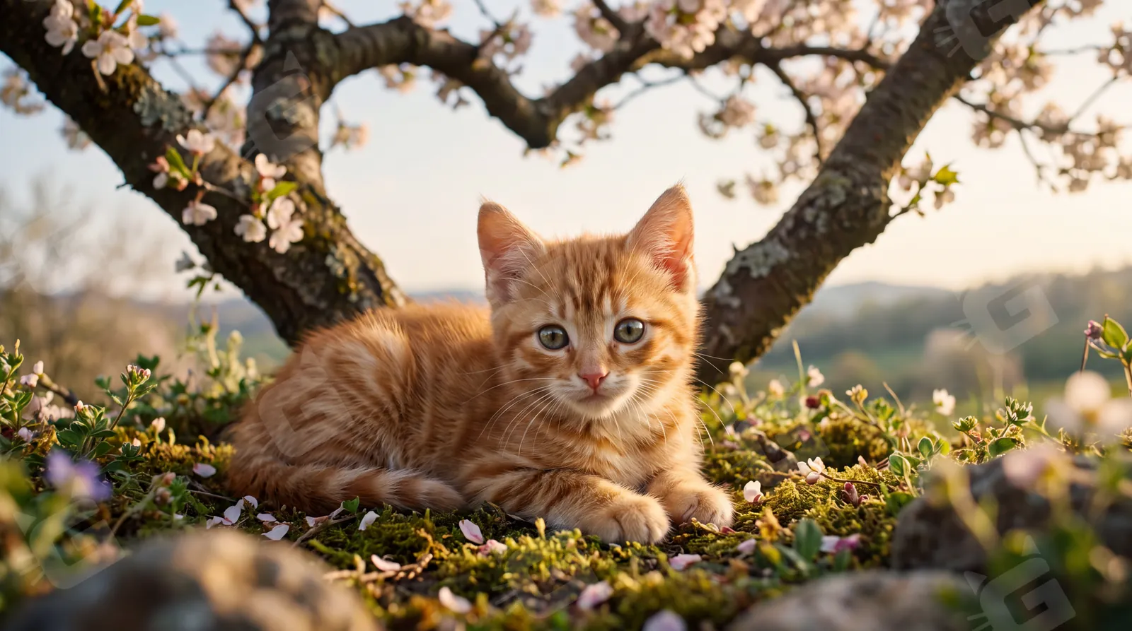 Ginger Kitten, Blossom Heart