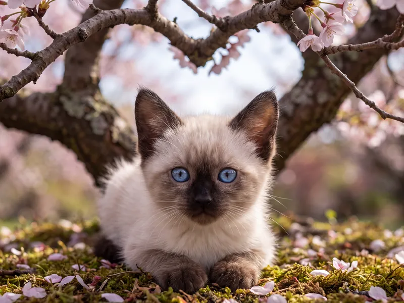 Siamese Beneath the Heart Tree