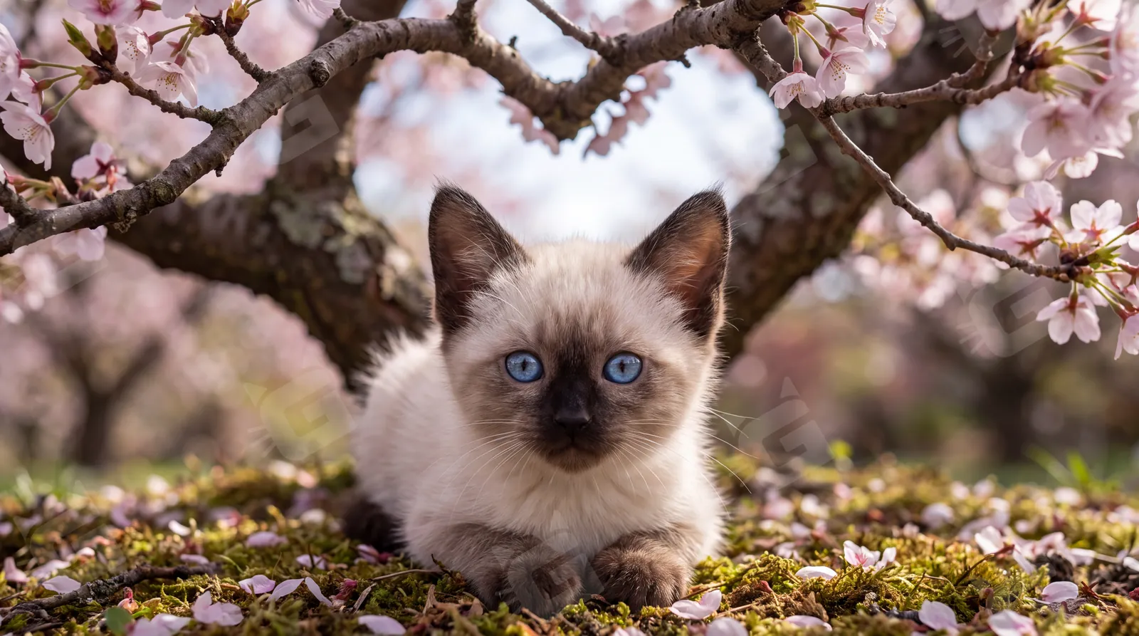 Siamese Beneath the Heart Tree